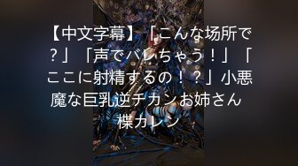 【中文字幕】「こんな场所で？」「声でバレちゃう！」「ここに射精するの！？」小悪魔な巨乳逆チカンお姉さん 楪カレン