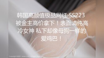 韩国高颜值极品网红 SS223 被金主高价拿下！表面清纯高冷女神 私下却像母狗一样的爱鸡巴！