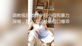 调教极品微胖少妇小母狗暴力深喉，后入大屁股最后口爆乖巧吞