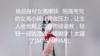 极品身材女高嫩妹✅刚高考完的女高小妹妹释放压力，让主人爸爸戴上项圈狗链调教，轻轻一碰就湿的一塌糊涂！太骚了[MP4/469MB]