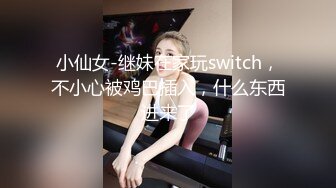 小仙女-继妹在家玩switch，不小心被鸡巴插入，什么东西进来了