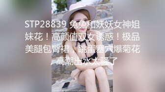 STP28839 兔兔和妖妖女神姐妹花！高颜值双女诱惑！极品美腿包臀裙，跳蛋塞穴爆菊花，高潮出水太骚了