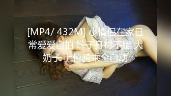 [MP4/ 432M] 小情侣在家日常爱爱自拍 妹子身材不错 大奶子 上位骑乘全自动