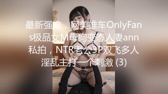 最新强推，网美推车OnlyFans极品女M母狗变态人妻ann私拍，NTR老公3P双飞多人淫乱主打一个刺激 (3)